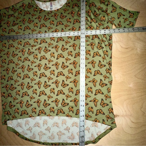 LuLaRoe XL Monarch Butterfly Irma Top and TC Leggings Set New Without Tags - Picture 2 of 8